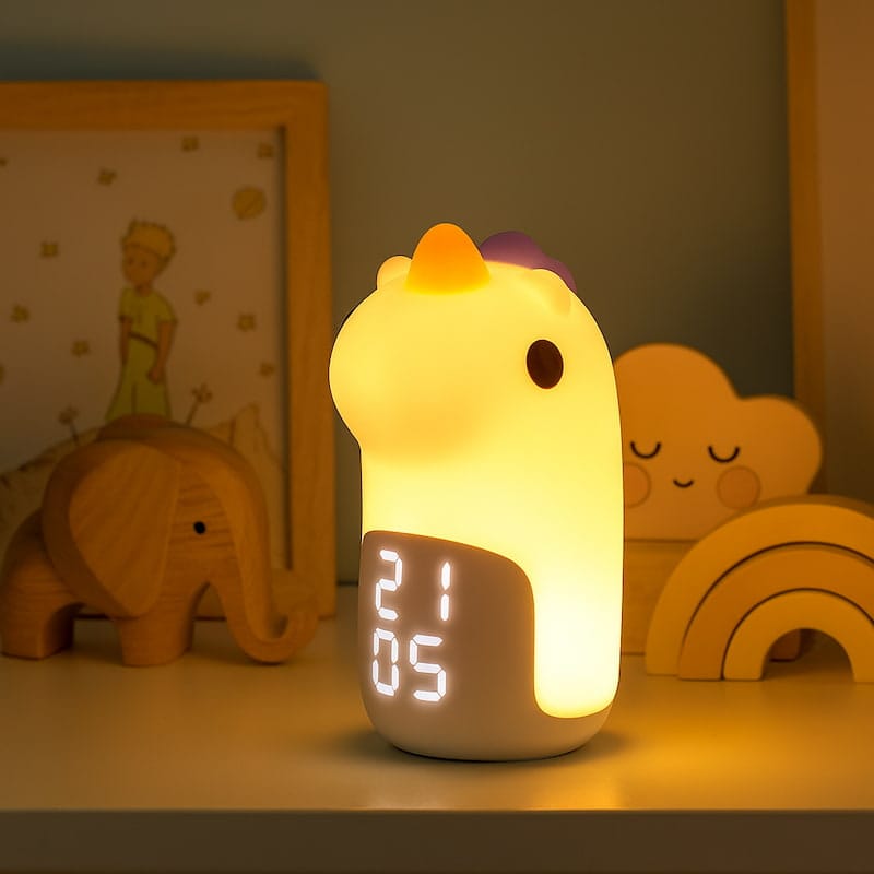 Eenhoorn Nachtlamp Wekker Cornelya Nachtlampen