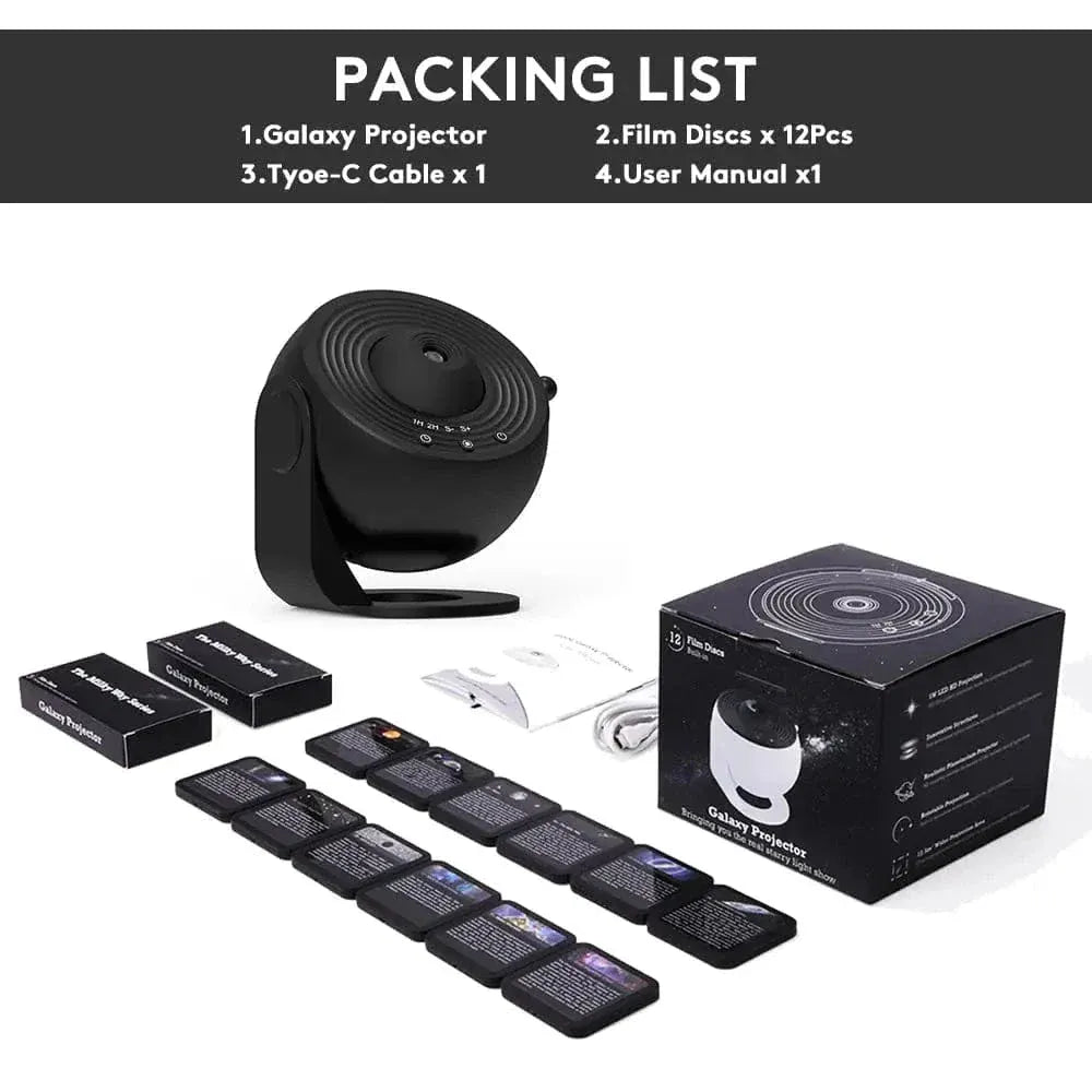 GalaxyBeam Sterrenprojector 12-in-1 Nachtlampen