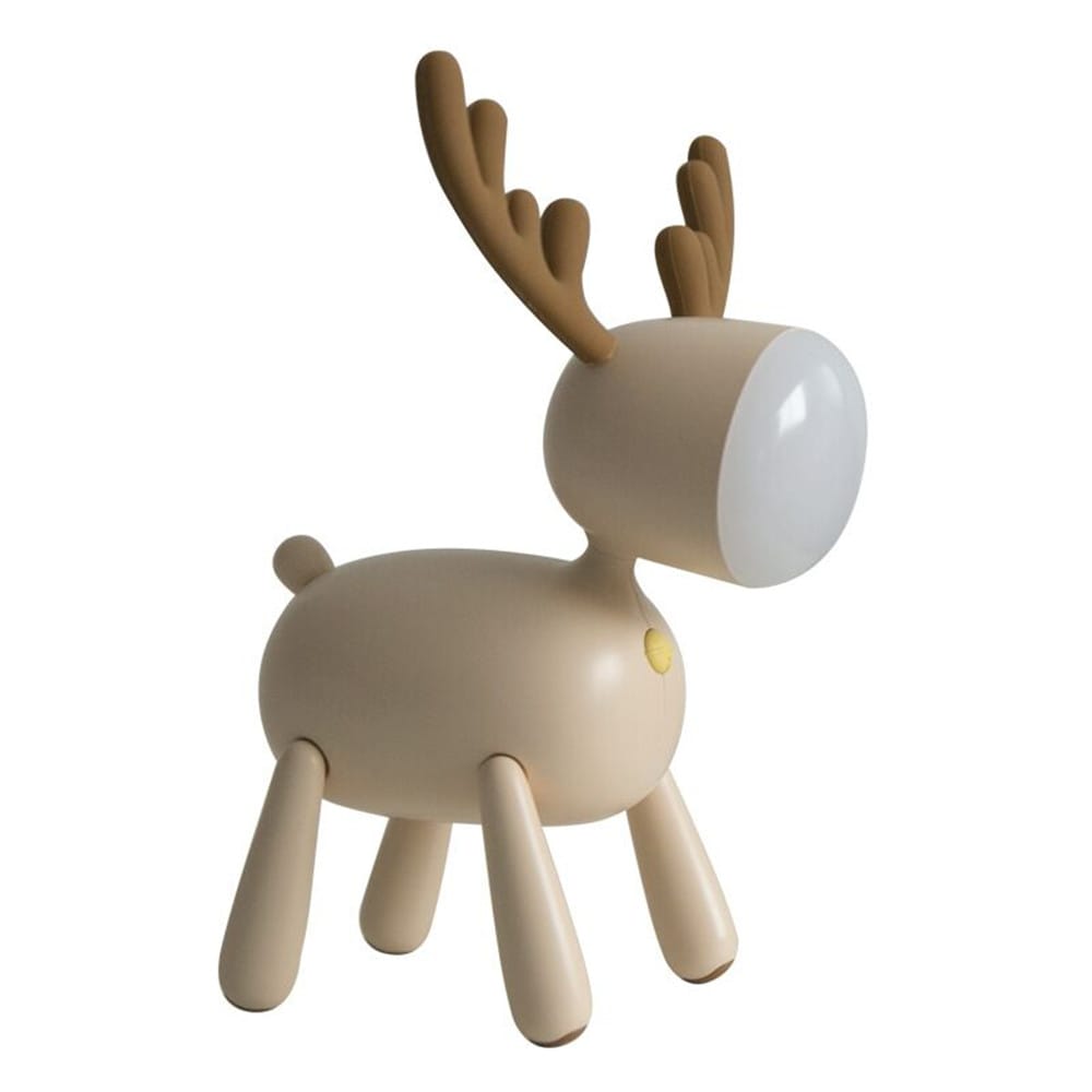 Hert Nachtlampje USB Oplaadbaar - 16.9x15.9x24 cm Nachtlampen