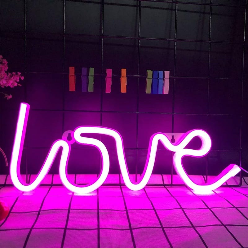 LED Liefde Neonlamp 35,5 x 13 cm Voor Moderne Slaapkamer Nachtlampen