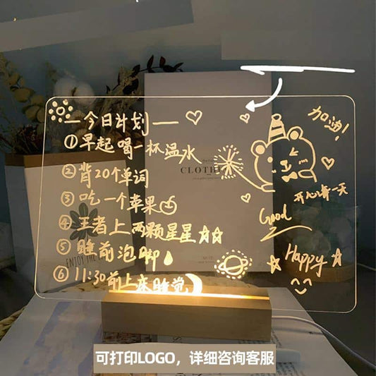 LED Notitieblok Nachtlampje Kind Nachtlampen