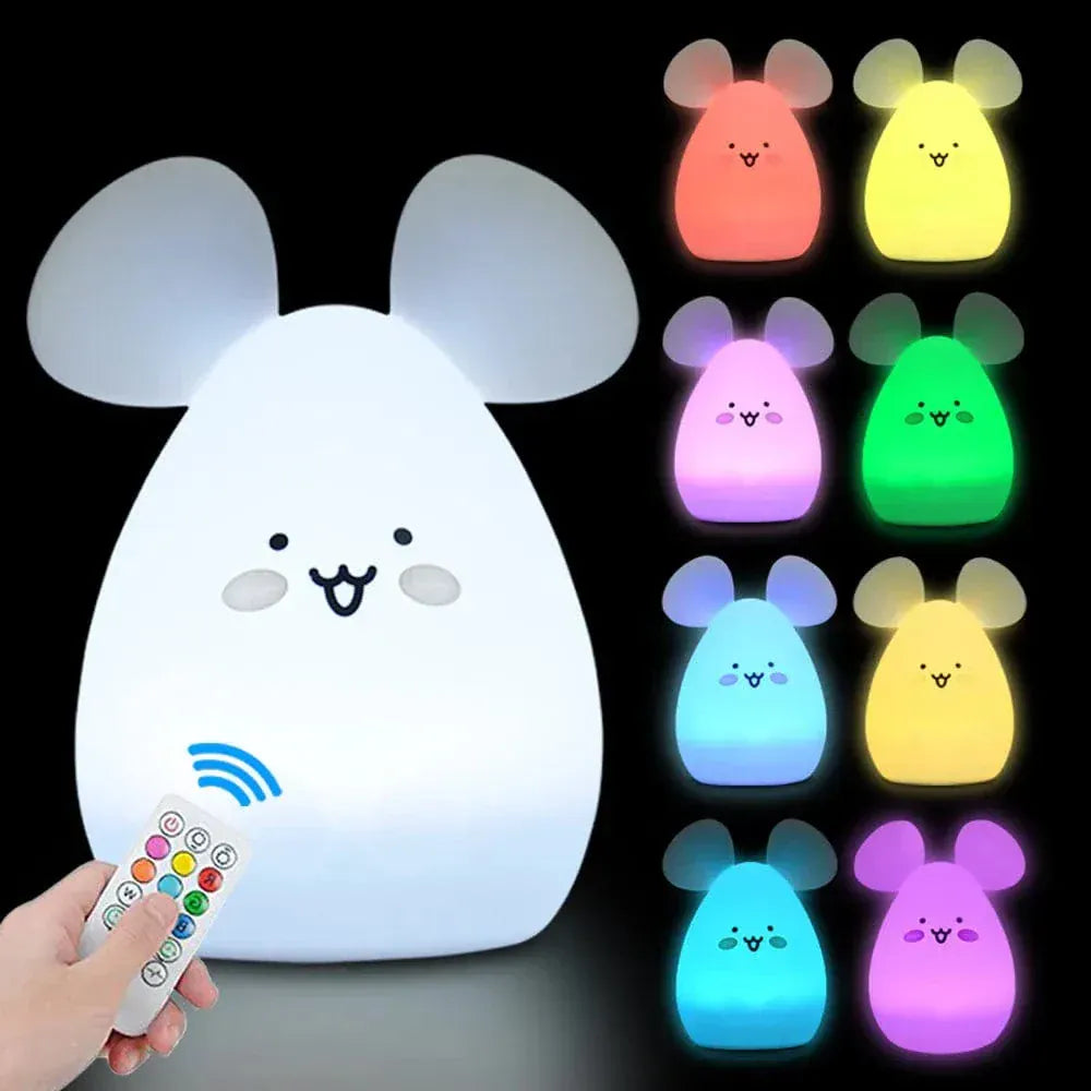 MouseGlow Muis Nachtlampje Zacht Nachtlampen