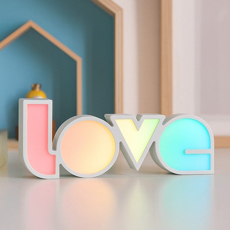 Multicolor Liefde Nachtlampje NoctaLove LED Nachtlampen