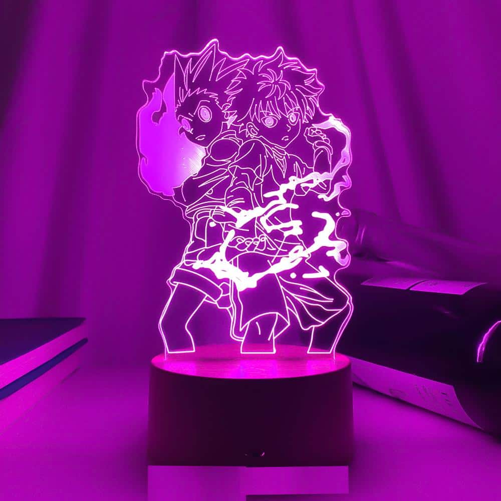 Nachtlampje Gon en Killua HxH Nachtlampen