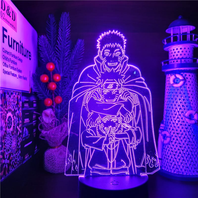 Naruto Shippuden Nachtlampje 22x16x6 cm Volwassen Vorm Nachtlampen
