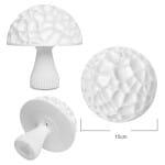 Paddenstoel LED Nachtlampje 3D Geprint, S 15 cm en M 20 cm, Kleurrijk Nachtlampen