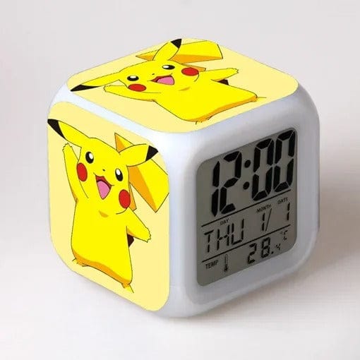 Pikachu Wekker PikaRise 8 cm Nachtlampen