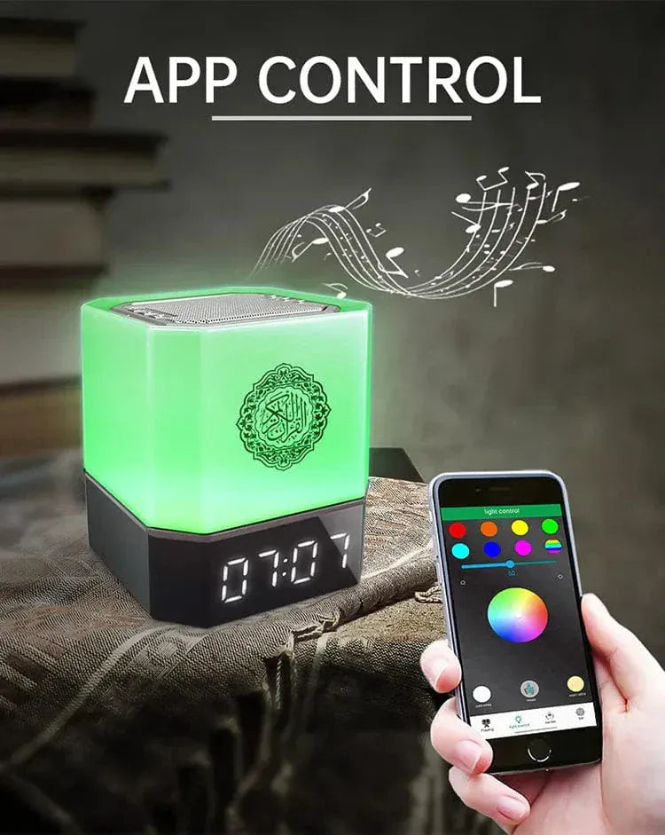 QuraCall Koran Adhan Nachtlampje Met Bluetooth En 7 Kleuren LED Nachtlampen