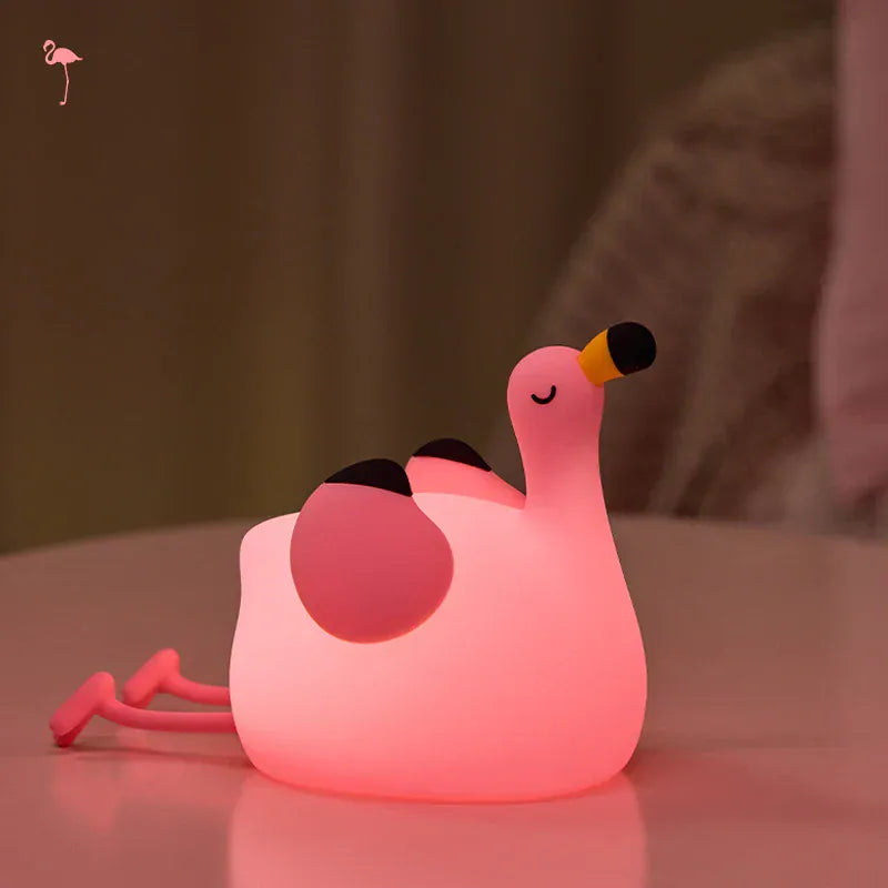 Roze Flamingo Nachtlampje PinkLight Nachtlampen