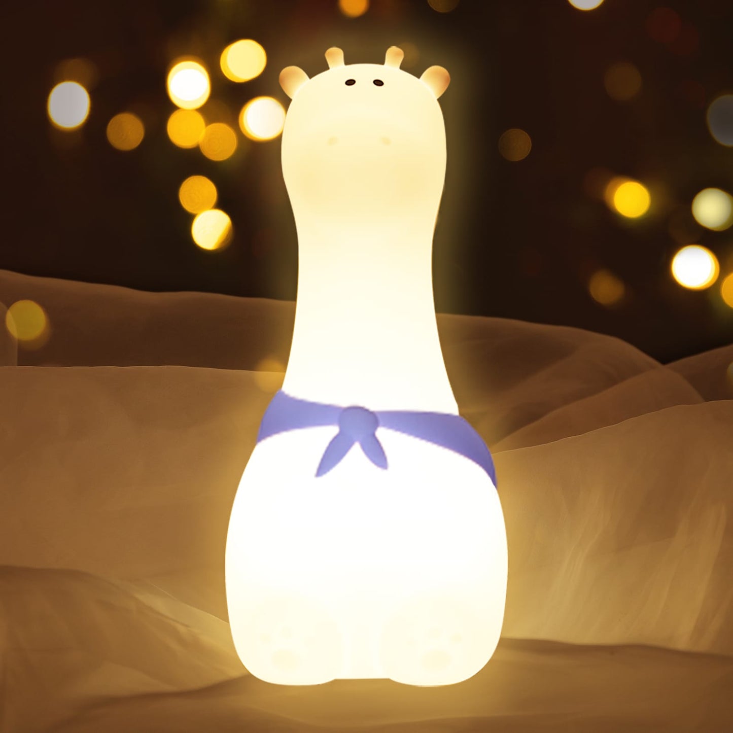 Sophie De Giraffe Babynachtlampje 9x10x20 cm Met Warm Licht Nachtlampen