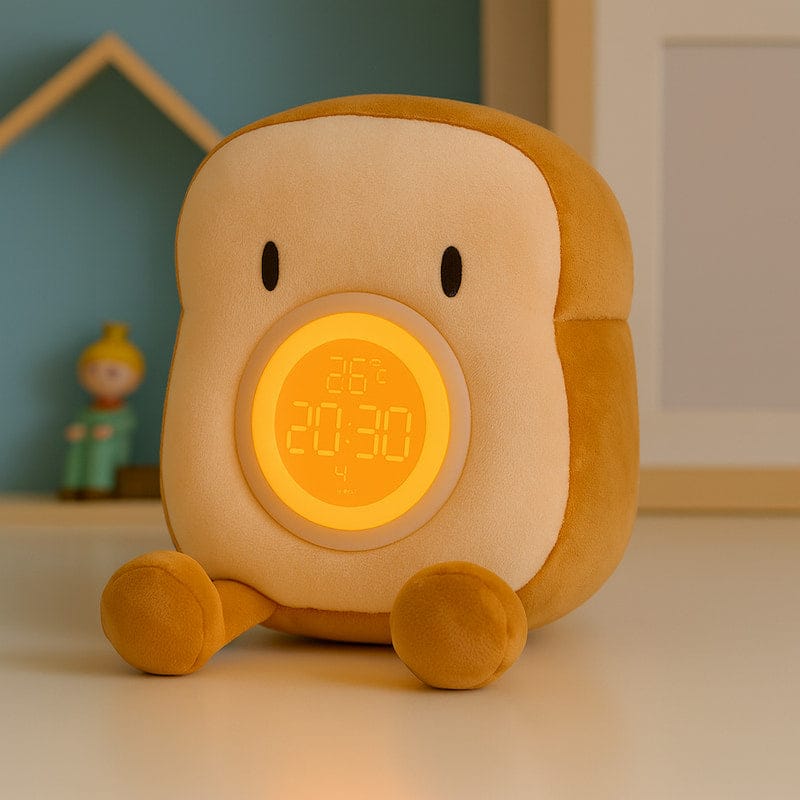 Toast Knuffeldier Wekker ToastiRise Nachtlampen