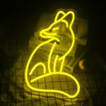 Vos Neon Nachtlampje Wanddecoratie Nachtlampen