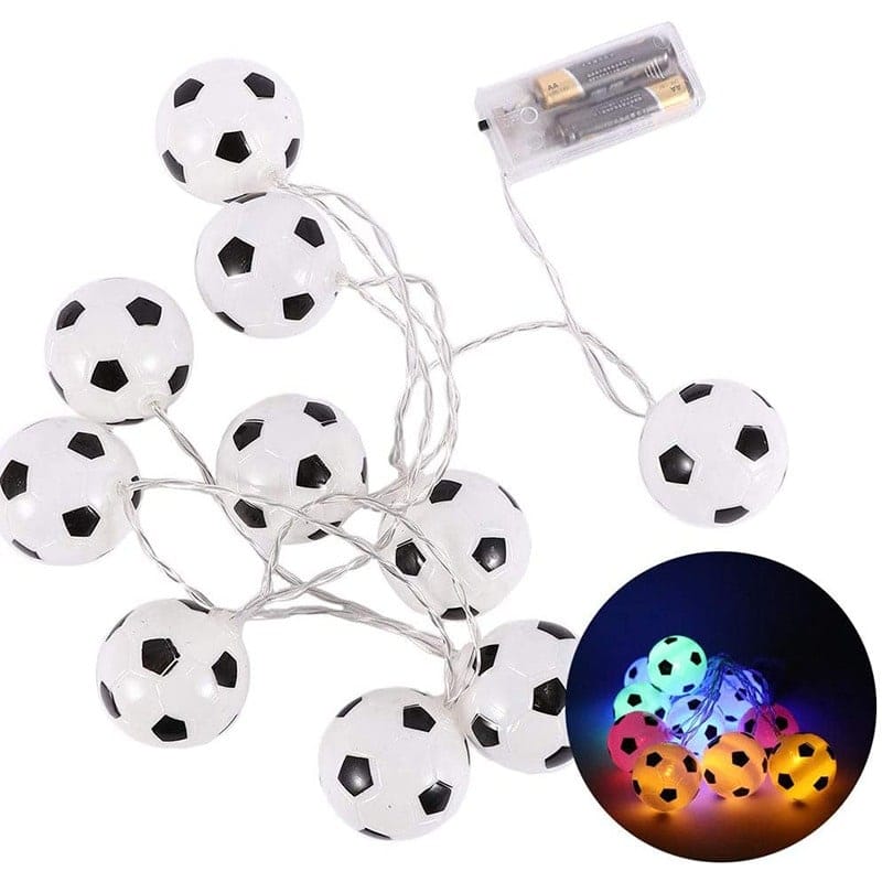 Voetbal LED-lichtsnoer 3m Kleurrijk Nachtlampen