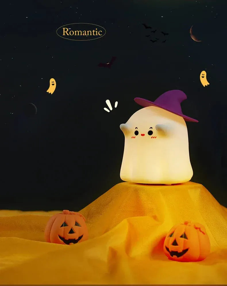 Wit Spook Nachtlampje SpookyLight Nachtlampen