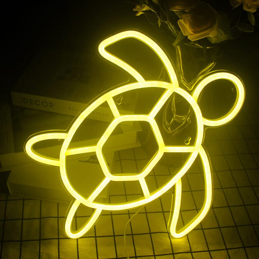 Witte LED Schildpad Lamp 35,5x35,5 Cm Decoratieve Nachtverlichting Nachtlampen