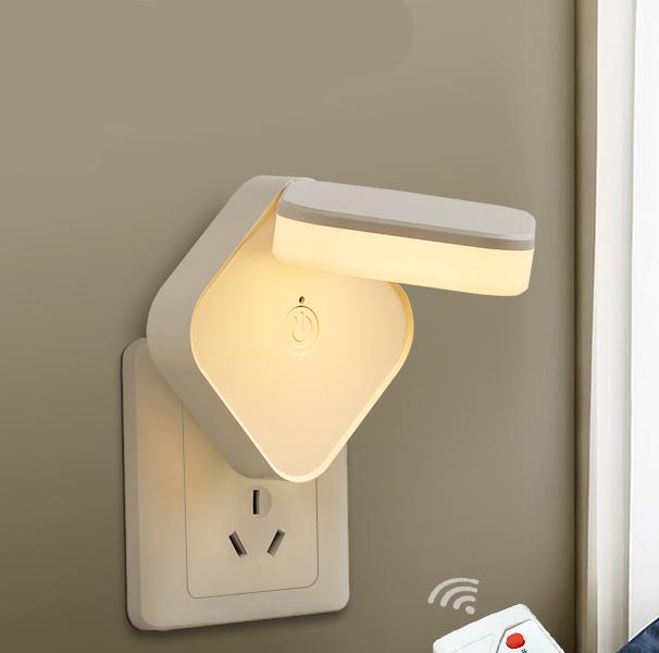 Zuinig Wandnachtlampje Met Afstandsbediening 7x6x11 cm Voor Oogrust Nachtlampen