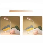 Roze Dinosaurus Bureaulamp 80 cm LED Verlichting Nachtlampen