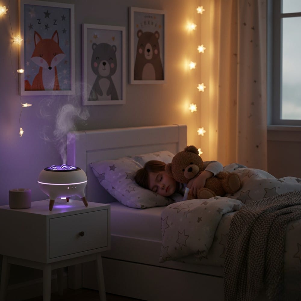 3-in-1 Nachtlampje Vlameffect Nachtlampen