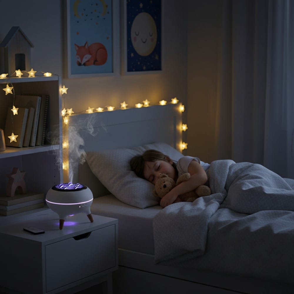 3-in-1 Nachtlampje Vlameffect Nachtlampen