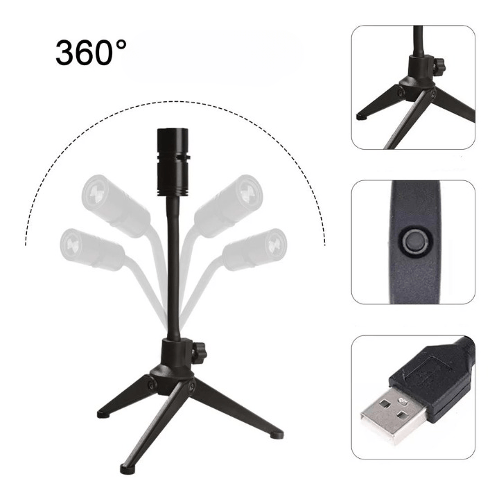 360 Roterende LED Nachtlampje Maan Nachtlampen