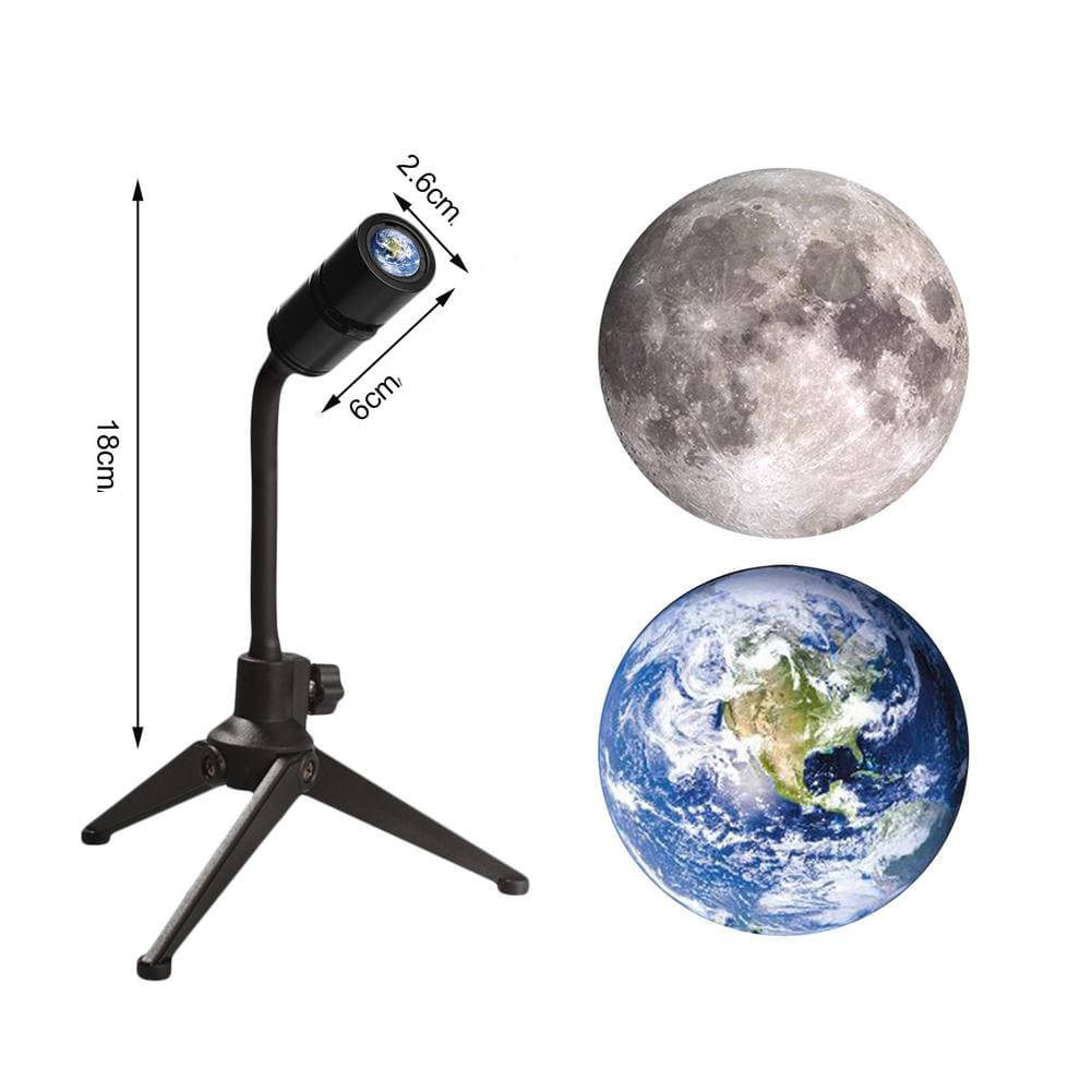 360 Roterende LED Nachtlampje Maan Nachtlampen