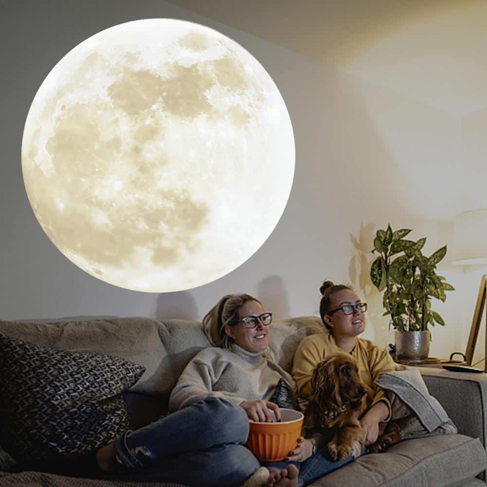 360 Roterende LED Nachtlampje Maan Nachtlampen