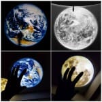360 Roterende LED Nachtlampje Maan Nachtlampen