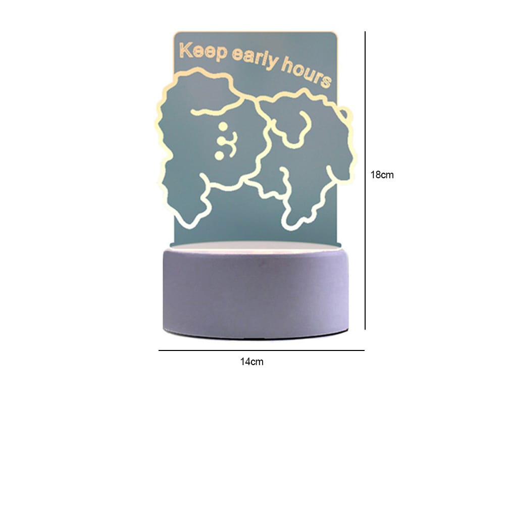 3D Dansende Beer Lamp Nachtlampen
