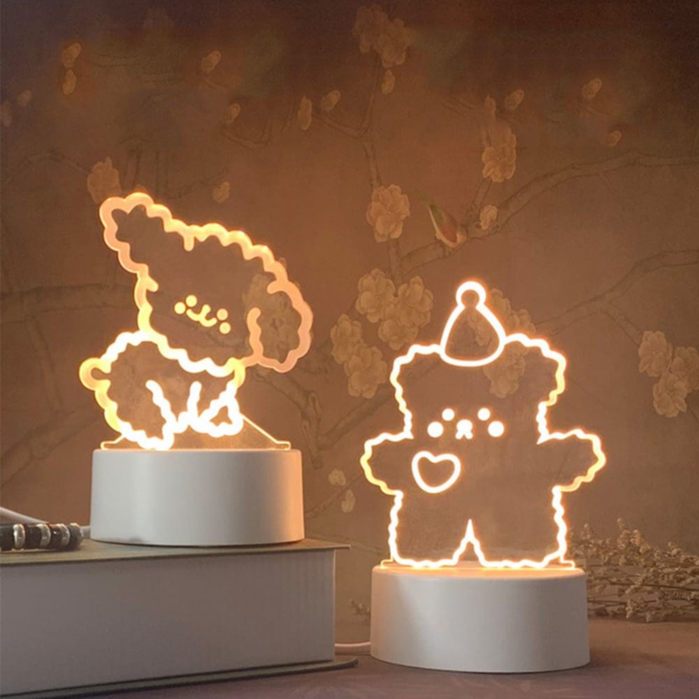 3D Dansende Beer Lamp Nachtlampen
