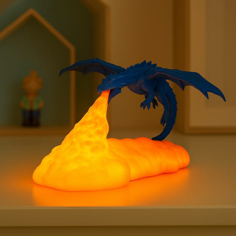 3D Draak Nachtlampje LED Warm Licht Nachtlampen