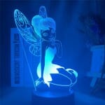 3D Fee Klokje LED Tafellamp Nachtlicht Met Acrylklokje Nachtlampen