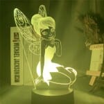 3D Fee Klokje LED Tafellamp Nachtlicht Met Acrylklokje Nachtlampen