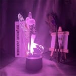3D Fee Klokje LED Tafellamp Nachtlicht Met Acrylklokje Nachtlampen