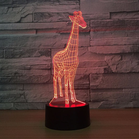 3D Giraf LED Nachtlamp 16x20 cm Nachtlampen