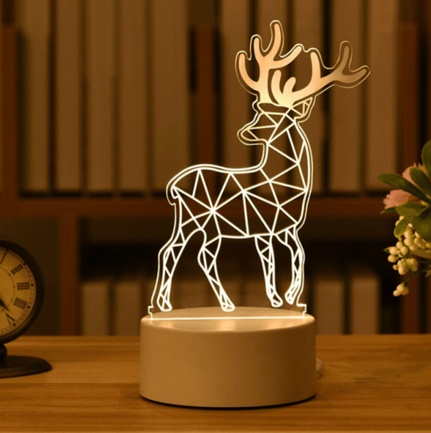 3D Hinde Nachtlamp Voor Kinderen Nachtlampen