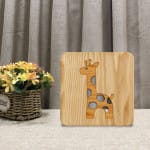 3D Houten Sophie de Giraffe LED Nachtlampje Babykamer Nachtlampen