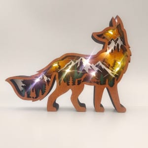 3D Houten Sophie de Giraffe LED Nachtlampje Babykamer Nachtlampen