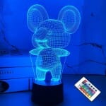 3D Koala Nachtlampje Met Afstandsbediening 18 x 10 x 4 cm Nachtlampen