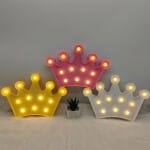 3D Kroon LED Wandlamp Nachtlampen