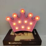 3D Kroon LED Wandlamp Nachtlampen
