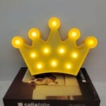 3D Kroon LED Wandlamp Nachtlampen