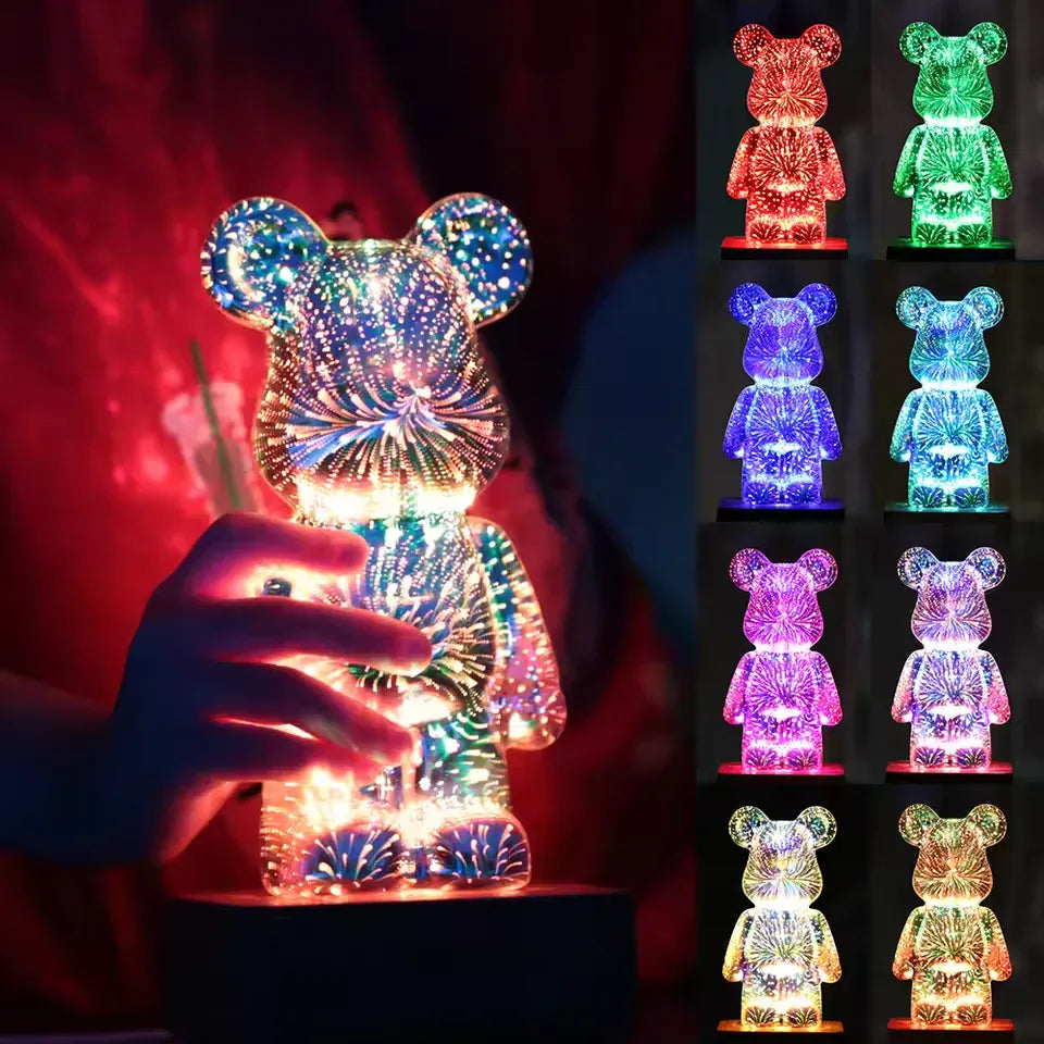 3D LED Berenlampje OursiLume Nachtlampen