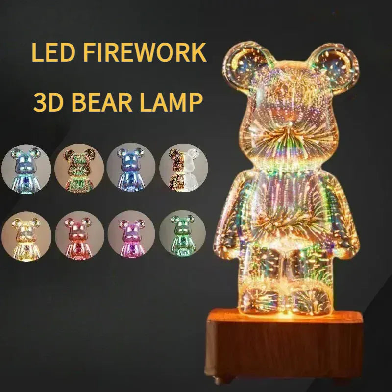 3D LED Berenlampje OursiLume Nachtlampen