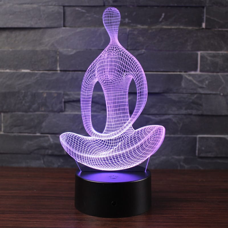3D LED Wijze Man Lamp Kleurig Nachtlampen