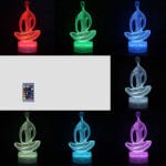 3D LED Wijze Man Lamp Kleurig Nachtlampen