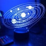 3D LED Zonnestelsel Nachtlampje 22x16 Nachtlampen