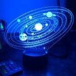 3D LED Zonnestelsel Nachtlampje 22x16 Nachtlampen