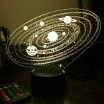 3D LED Zonnestelsel Nachtlampje 22x16 Nachtlampen