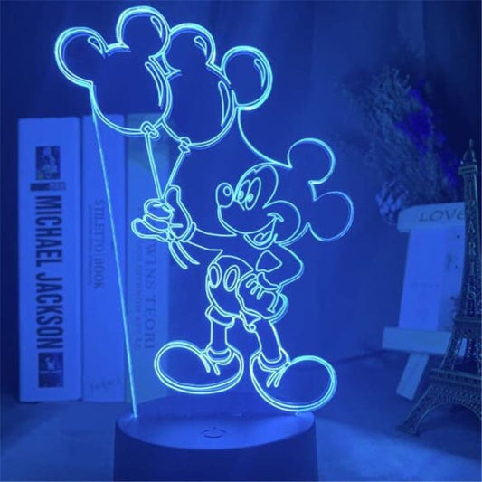 3D Mickey Nachtlamp Ballonnen Nachtlampen