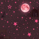 3D Roze Maan en Sterren Nachtlampje